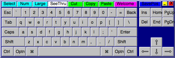 Build-A-Board Mac OS X Keyboard Sample